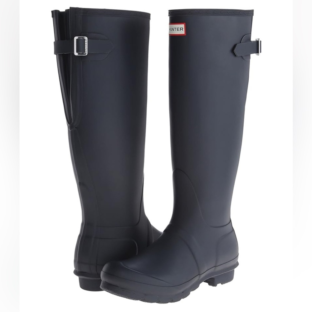 Hunter Navy Blue Waterproof Boots